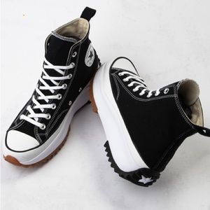 Converse Run Star Hike High Black Gum Platform Sneaker